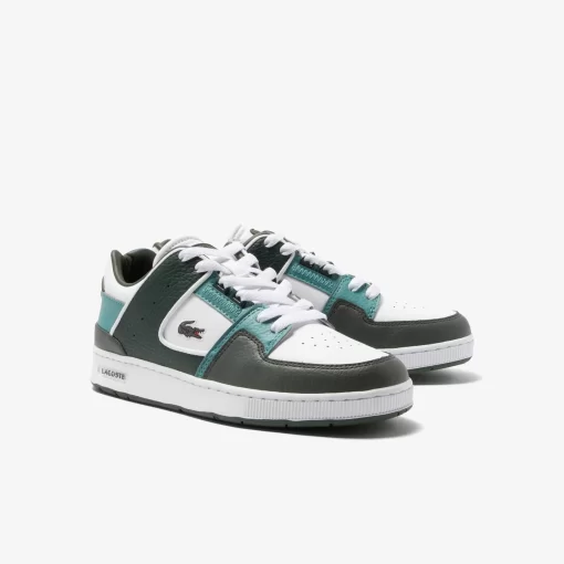 Sneakers Court Cage Femme En Cuir Et Synthetique | Lacoste Shop