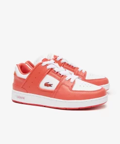 Sneakers Court Cage Femme En Cuir | Lacoste Fashion