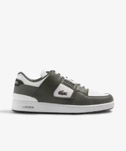 Sneakers Court Cage Homme En Cuir Avec Oeillets | Lacoste Flash Sale