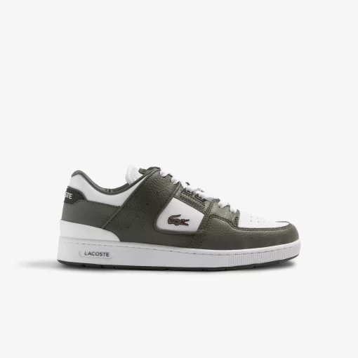 Sneakers Court Cage Homme En Cuir Avec Oeillets | Lacoste Flash Sale