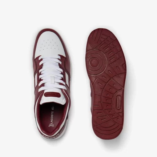 Sneakers Court Cage Homme En Cuir Avec Oeillets | Lacoste Outlet