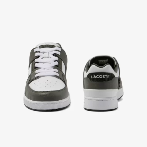 Sneakers Court Cage Homme En Cuir Avec Oeillets | Lacoste Flash Sale