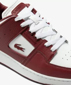 Sneakers Court Cage Homme En Cuir Avec Oeillets | Lacoste Outlet