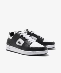 Sneakers Court Cage Homme En Cuir Tons Contrastes | Lacoste Outlet