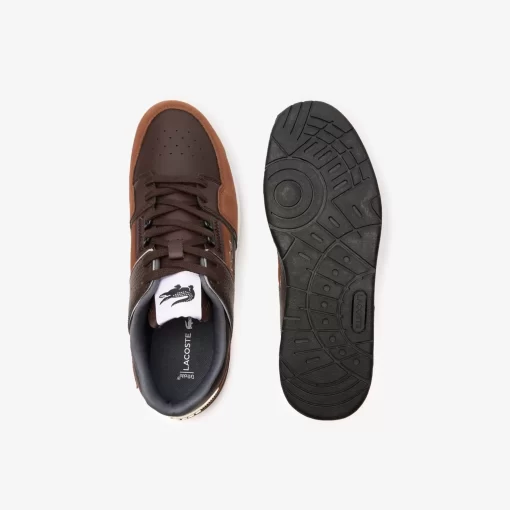 Sneakers Court Cage Homme En Mix Matieres | Lacoste Outlet