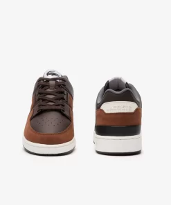 Sneakers Court Cage Homme En Mix Matieres | Lacoste Outlet