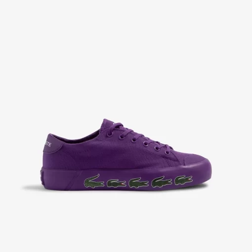 Sneakers Gripshot Femme En Textile | Lacoste Clearance