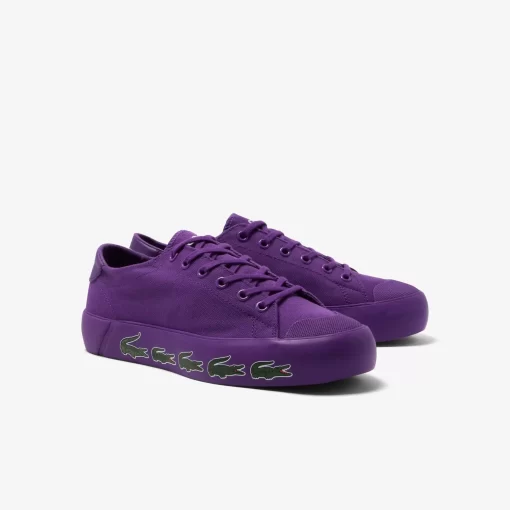 Sneakers Gripshot Femme En Textile | Lacoste Clearance