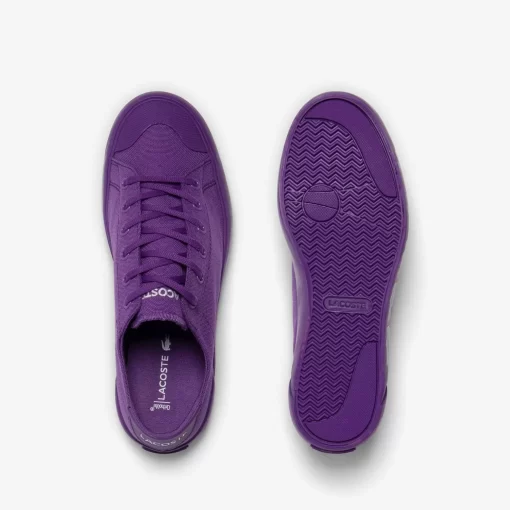 Sneakers Gripshot Femme En Textile | Lacoste Clearance