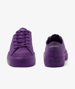 Sneakers Gripshot Femme En Textile | Lacoste Clearance