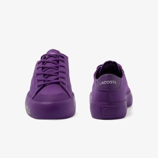 Sneakers Gripshot Femme En Textile | Lacoste Clearance