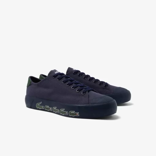 Sneakers Gripshot Homme En Textile | Lacoste Fashion