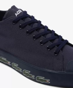 Sneakers Gripshot Homme En Textile | Lacoste Fashion