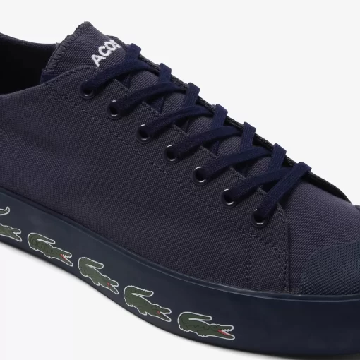 Sneakers Gripshot Homme En Textile | Lacoste Fashion