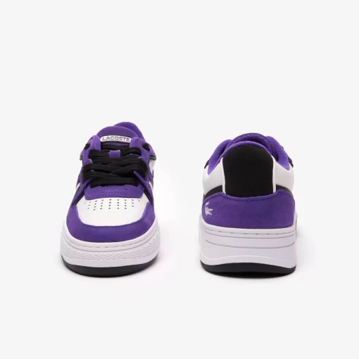 Sneakers L001 Femme En Cuir Enduit | Lacoste Discount