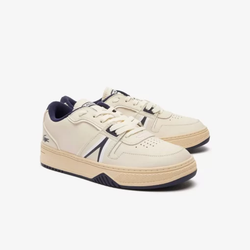 Sneakers L001 Homme En Cuir Avec Oeillets | Lacoste Online