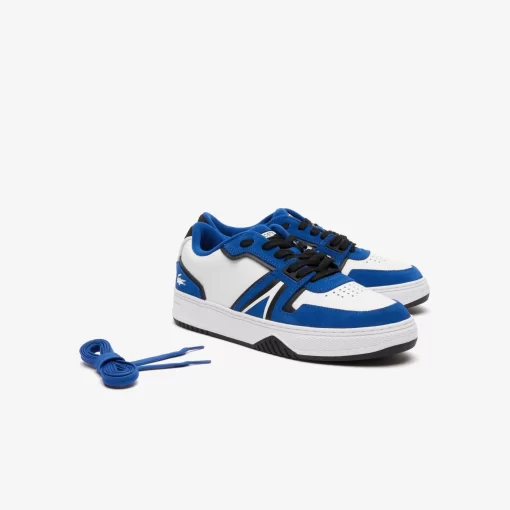 Sneakers L001 Homme En Cuir Enduit | Lacoste Shop