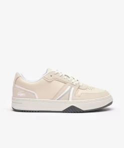 Sneakers L001 Homme En Cuir Et Cuir Velours | Lacoste Online