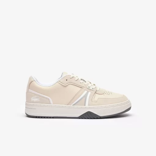 Sneakers L001 Homme En Cuir Et Cuir Velours | Lacoste Online