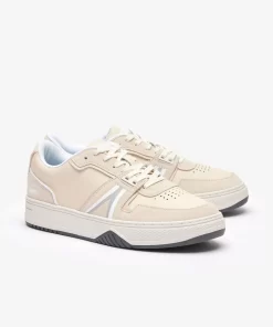 Sneakers L001 Homme En Cuir Et Cuir Velours | Lacoste Online