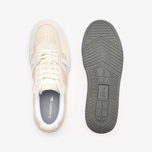 Sneakers L001 Homme En Cuir Et Cuir Velours | Lacoste Online