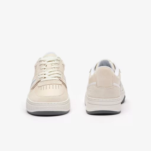 Sneakers L001 Homme En Cuir Et Cuir Velours | Lacoste Online