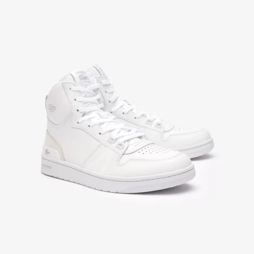 Sneakers L001 Mid Homme Avec Logo En Relief | Lacoste Discount