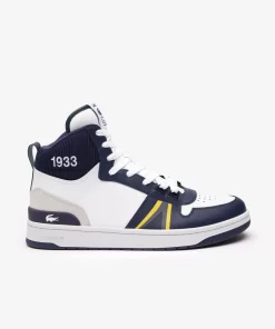 Sneakers L001 Mid Homme En Cuir | Lacoste Discount