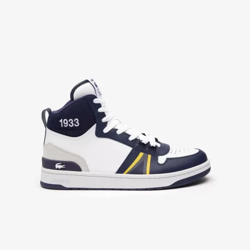 Sneakers L001 Mid Homme En Cuir | Lacoste Discount