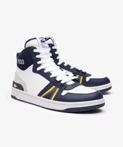 Sneakers L001 Mid Homme En Cuir | Lacoste Discount