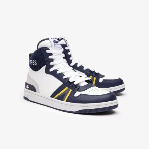 Sneakers L001 Mid Homme En Cuir | Lacoste Discount