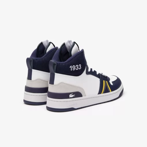 Sneakers L001 Mid Homme En Cuir | Lacoste Discount