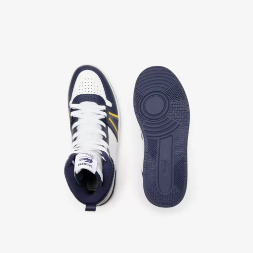 Sneakers L001 Mid Homme En Cuir | Lacoste Discount