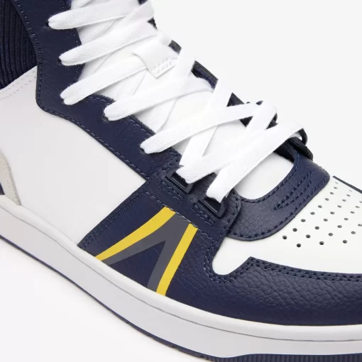 Sneakers L001 Mid Homme En Cuir | Lacoste Discount