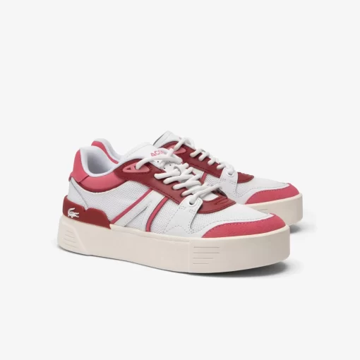 Sneakers L002 Evo Femme En Cuir Et Mesh | Lacoste Outlet