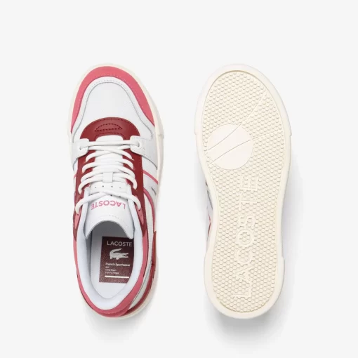 Sneakers L002 Evo Femme En Cuir Et Mesh | Lacoste Outlet