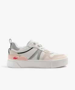 Sneakers L002 Femme En Cuir Et Mesh | Lacoste Clearance