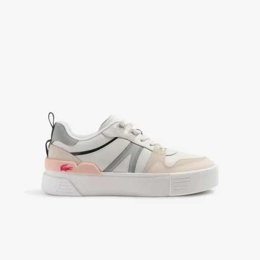 Sneakers L002 Femme En Cuir Et Mesh | Lacoste Clearance