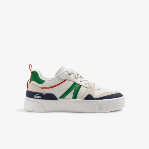 Sneakers L002 Femme En Cuir Et Mesh | Lacoste Online