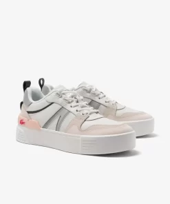 Sneakers L002 Femme En Cuir Et Mesh | Lacoste Clearance