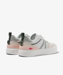 Sneakers L002 Femme En Cuir Et Mesh | Lacoste Clearance