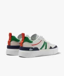 Sneakers L002 Femme En Cuir Et Mesh | Lacoste Online