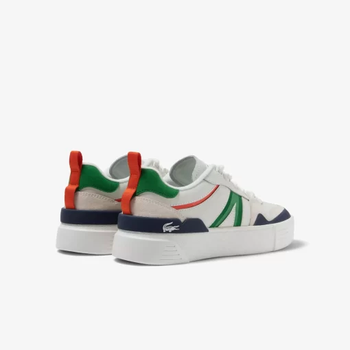 Sneakers L002 Femme En Cuir Et Mesh | Lacoste Online