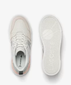 Sneakers L002 Femme En Cuir Et Mesh | Lacoste Clearance