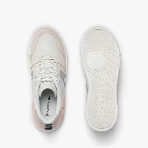 Sneakers L002 Femme En Cuir Et Mesh | Lacoste Clearance