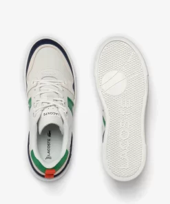 Sneakers L002 Femme En Cuir Et Mesh | Lacoste Online