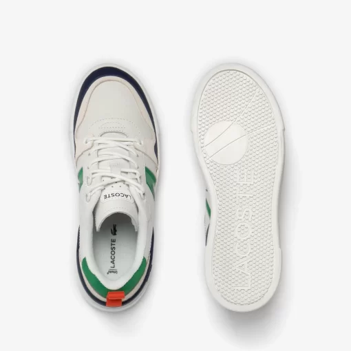 Sneakers L002 Femme En Cuir Et Mesh | Lacoste Online