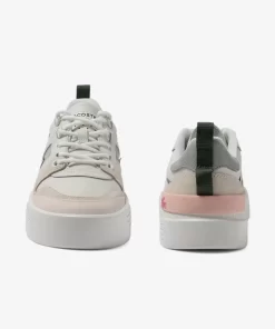 Sneakers L002 Femme En Cuir Et Mesh | Lacoste Clearance