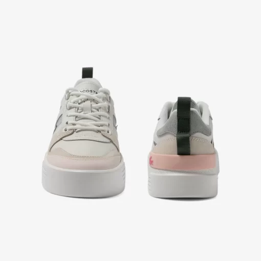 Sneakers L002 Femme En Cuir Et Mesh | Lacoste Clearance