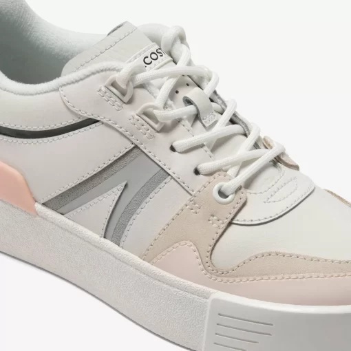 Sneakers L002 Femme En Cuir Et Mesh | Lacoste Clearance